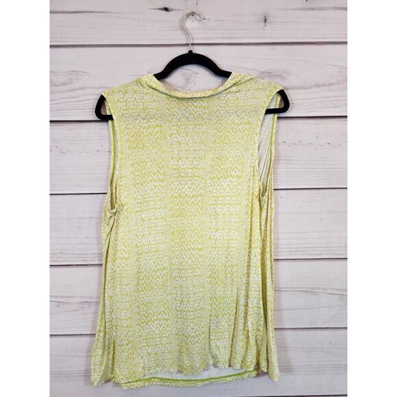 Mossimo Women's Lime Green Rayon Drape Neck‎ Tank Top Size XL - Picture 2 of 6